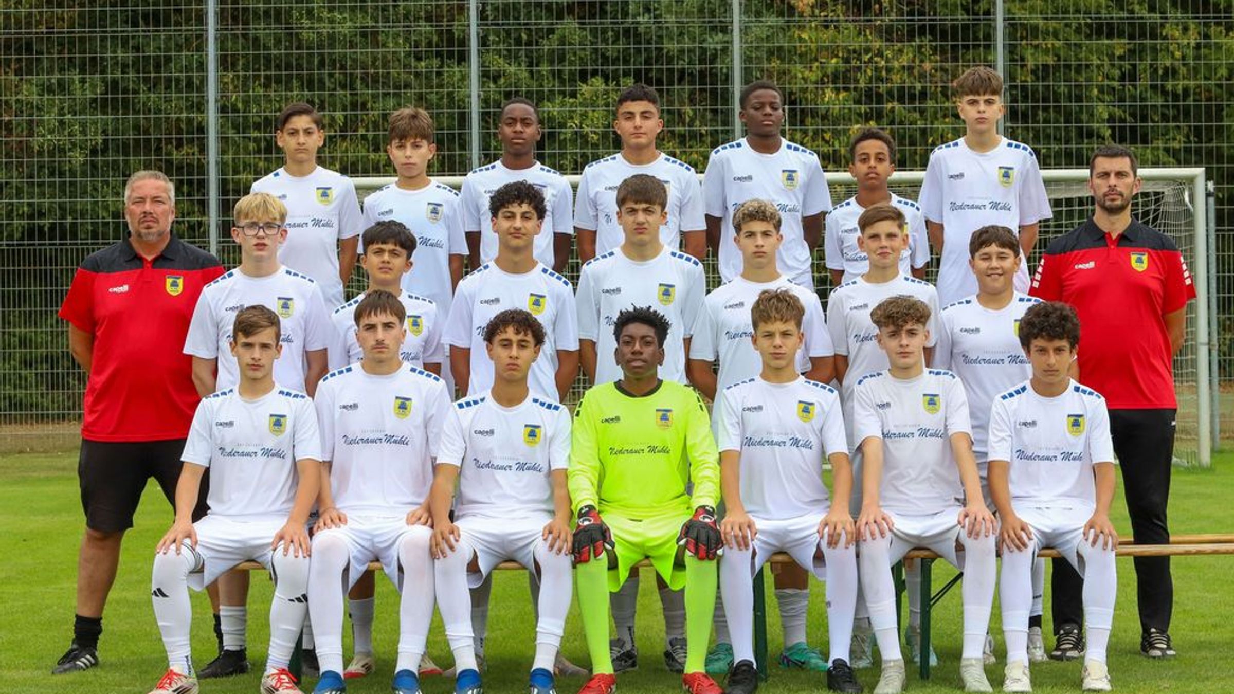 U15: Christian Visser (Trainer) - Velemir Nebosja (Co - Trainer)