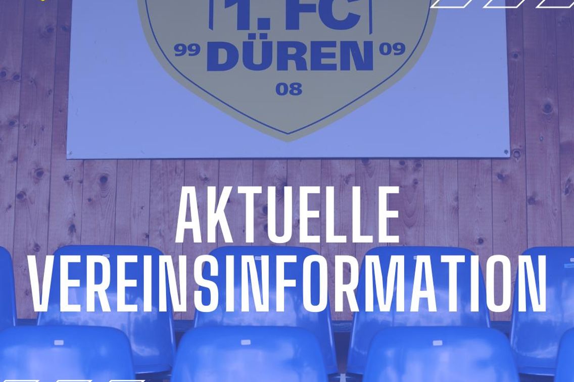 Foto zum Newsartikel Aktuelle Vereinsinformation